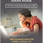 Kindle Book cover for home business ideas guide