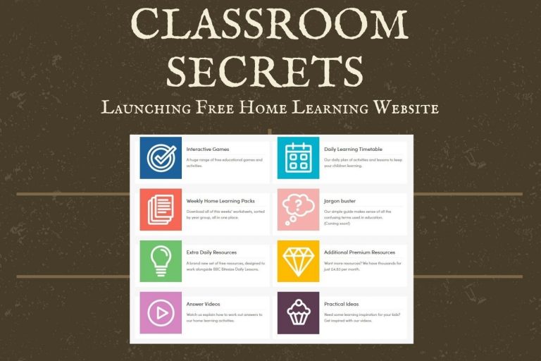 Classroom Secrets Launching Free Home Learning Website To Offer Support During COVID-19 crisis