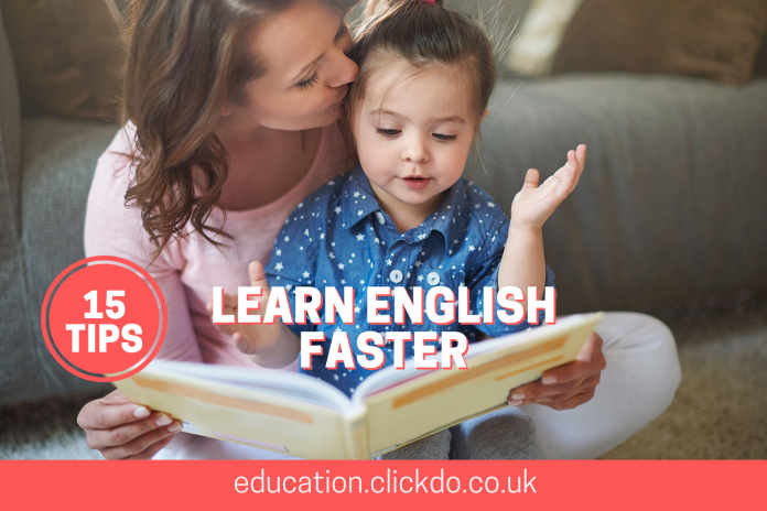 15 Tips to Learn English Faster as a Primary School Student