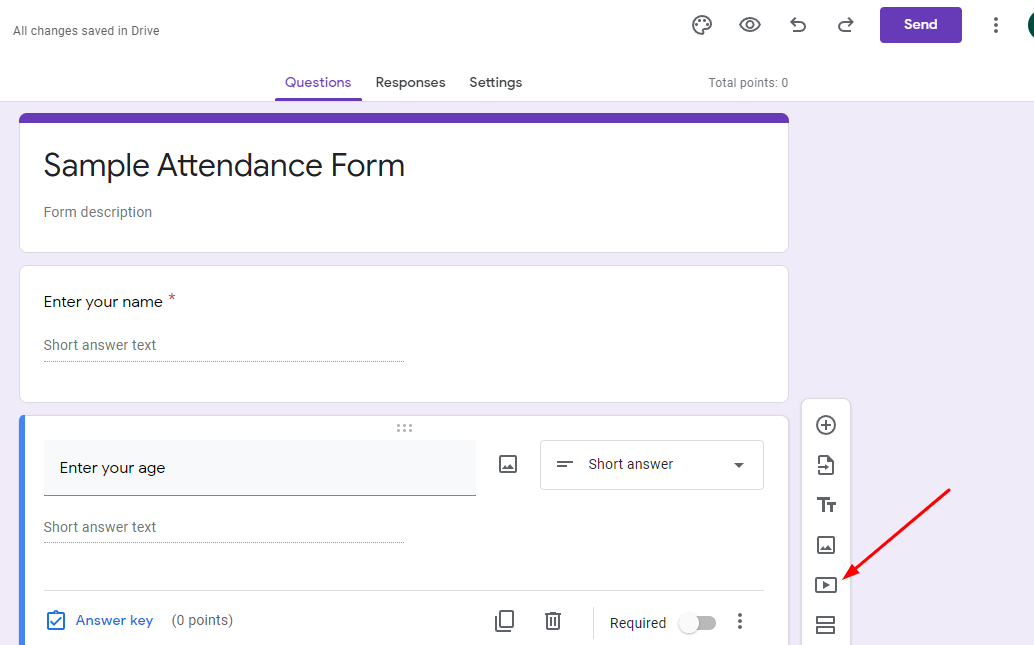 Collect Lab Data with Google Forms youtube link