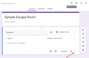 Use logic branching with Google Forms