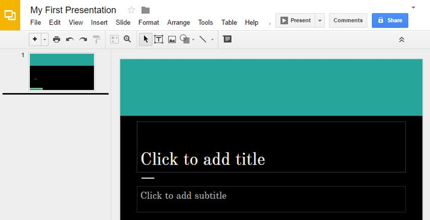 how to share powerpoint presentation on google classroom