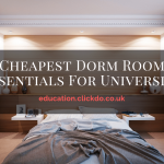 Cheapest Dorm Room Essentials For University