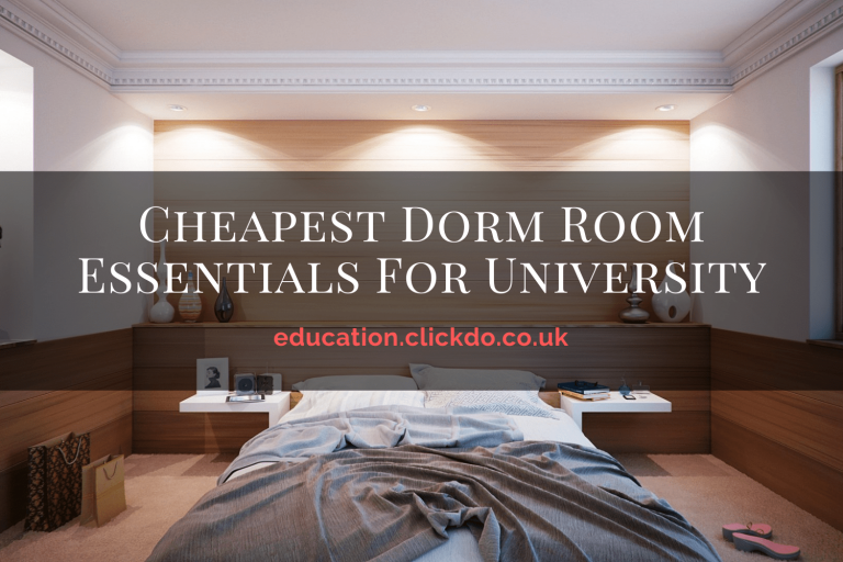 The 20 Cheapest Dorm Room Essentials For University or College