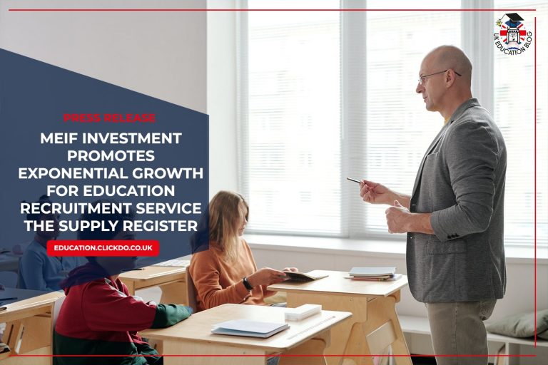 MEIF Investment Promotes Exponential Growth for Education Recruitment Service The Supply Register