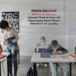 almost three in four UK classrooms have below standard air quality