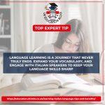 italian language learning tips