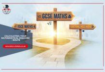 Calculating your Mathematical (Square) – Route Students comparing GCSE, IGCSE, and Functional Skills Maths study options, representing different pathways to achieve a Level 2 maths qualification in the UK.
