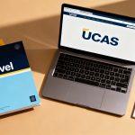 flat-lay-of-ucas-study-materials-and-laptop-showing-how-ucas-points-are-calculated
