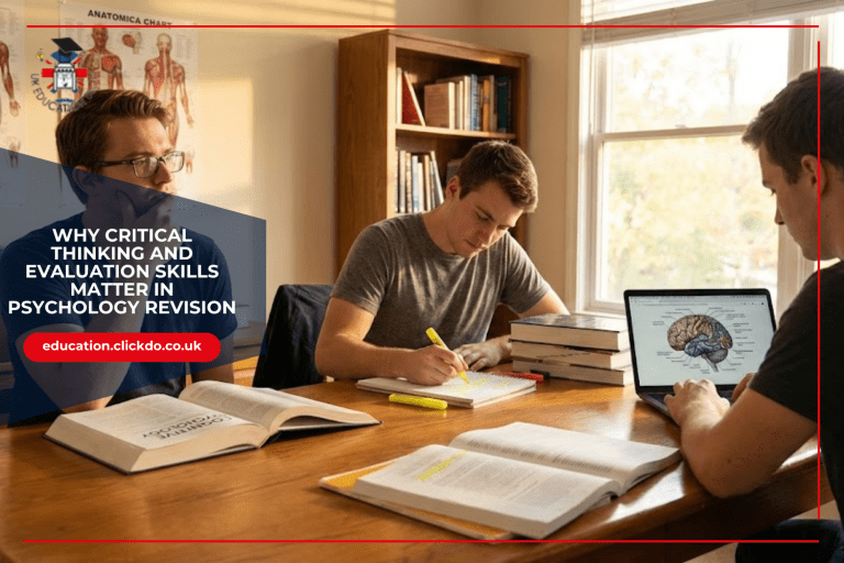 Why critical thinking and evaluation skills matter in psychology Revision