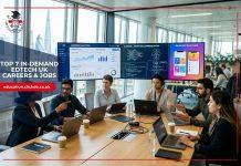 Top 7 In-Demand EdTech UK Careers & Jobs uk-edtech-team-working-on-digital-learning-platforms-in-modern-office
