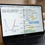 complex GCSE maths equation being broken into clear solutions using AI