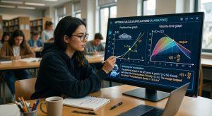 student-viewing-graphs-of-motion-speed-and-gradients-with-AI