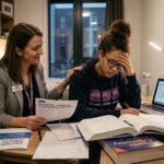 niversity wellbeing adviser in a calm counselling for student