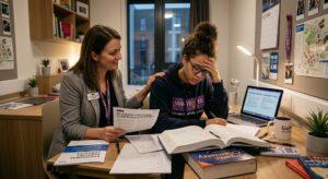 university-wellbeing-adviser-in-a-calm-counselling-for-student